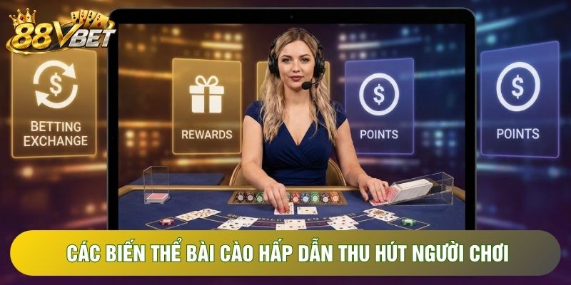 Các biến thể bài cào hấp dẫn thu hút người chơi