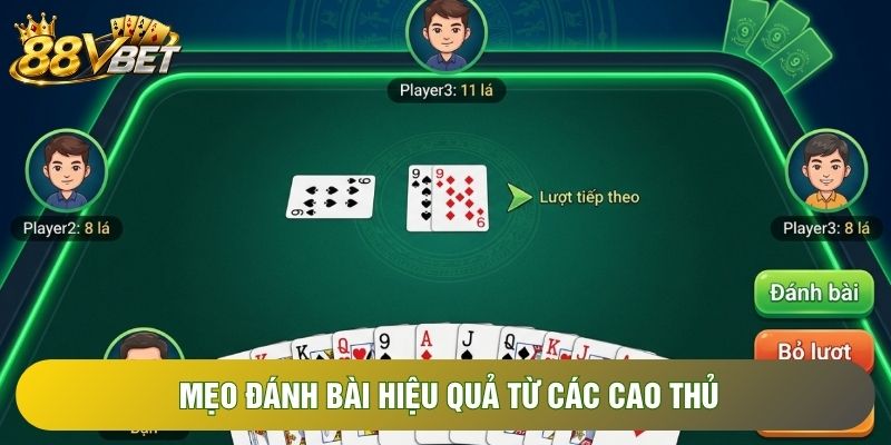Mẹo đánh bài hiệu quả từ các cao thủ