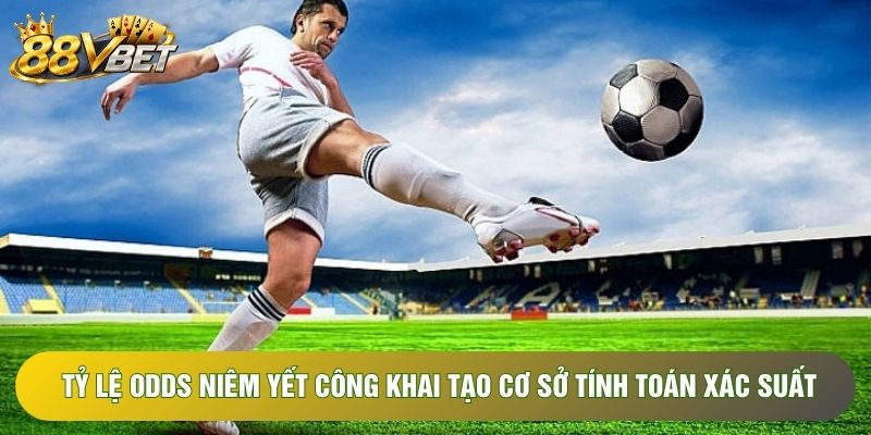 Tỷ lệ odds niêm yết công khai tạo cơ sở tính toán xác suất